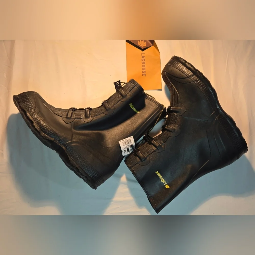 LaCrosse Men's Black Rain &‎ Snow Boots